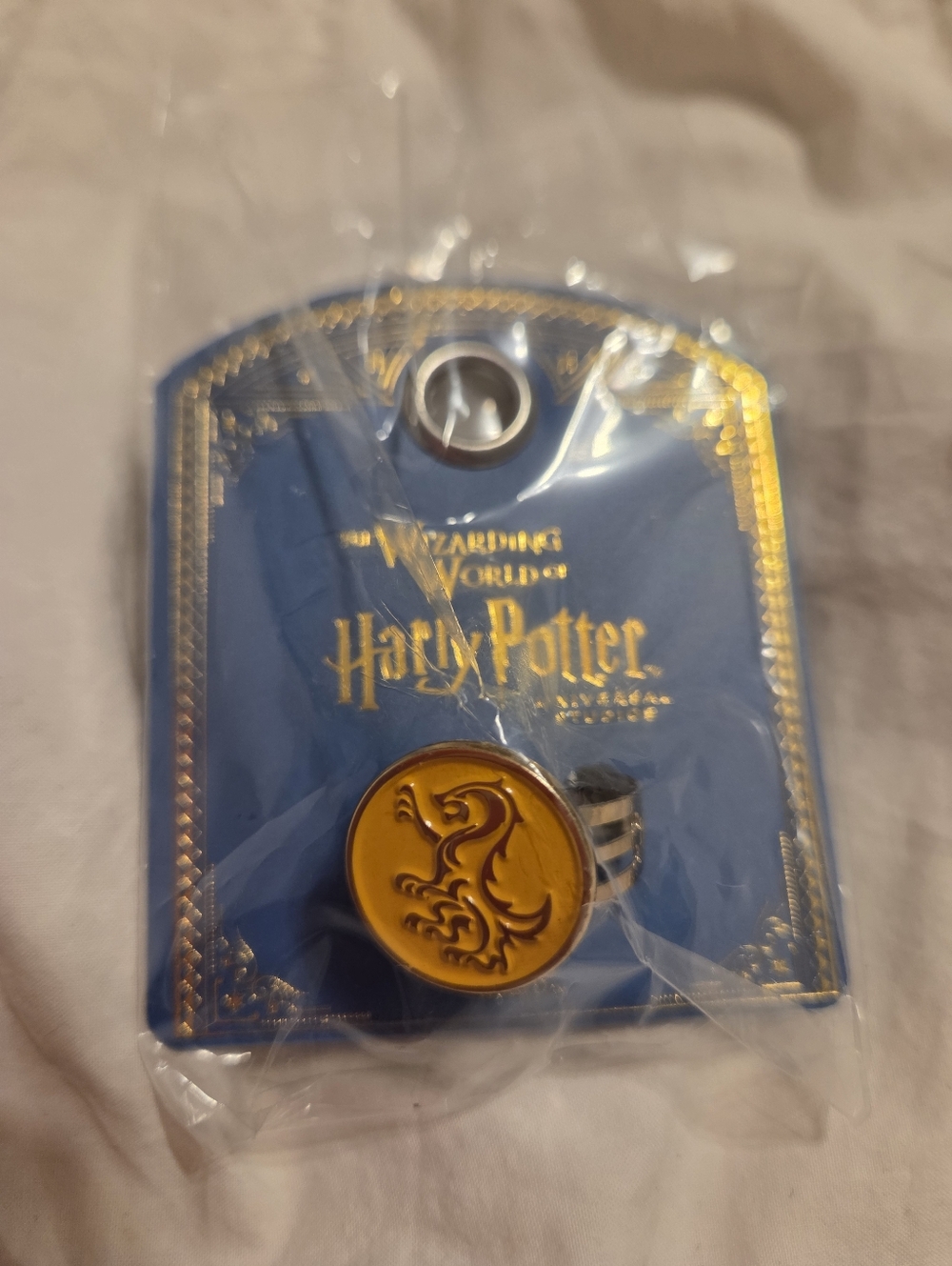 Harry Potter Gryffindor Golden Enamel Ring